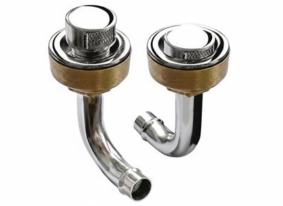 Sfiato curvo 90° a filo D 16MM SX