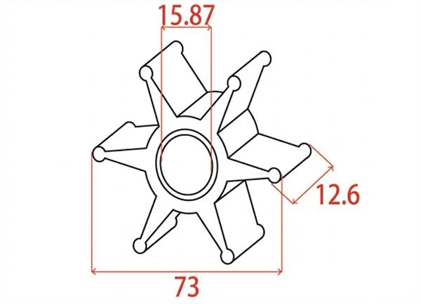Girante MTM-oem Mercury 47-85089-10