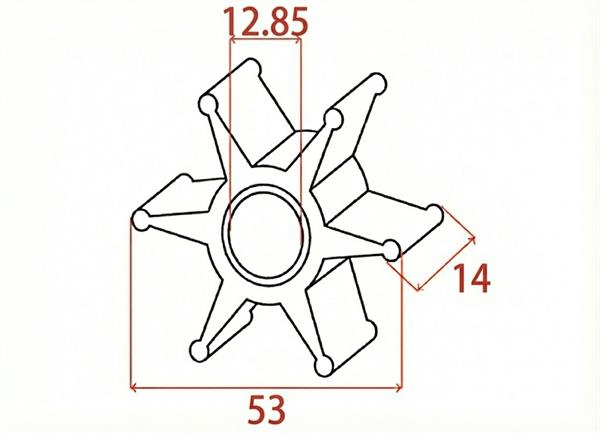 Girante MTM-oem Yamaha 63V-44352-01
