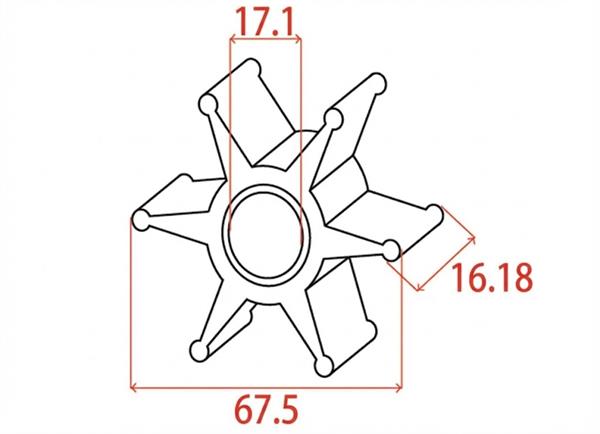 Girante MTM-oem Suzuki 17461-96301/11/12