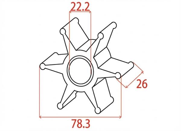 Girante MTM-oem Suzuki 17461-87E00/10>12