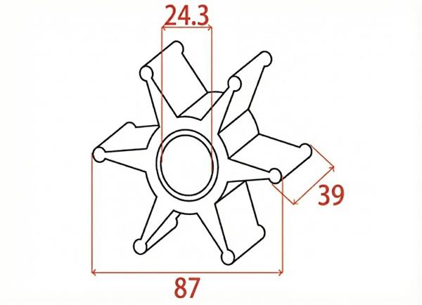 Girante MTM-oem Suzuki 17461-93J00