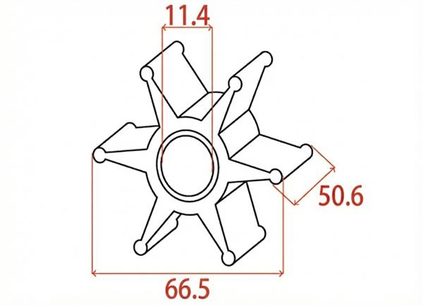 Girante MTM-oem Mercury 47-862232A2
