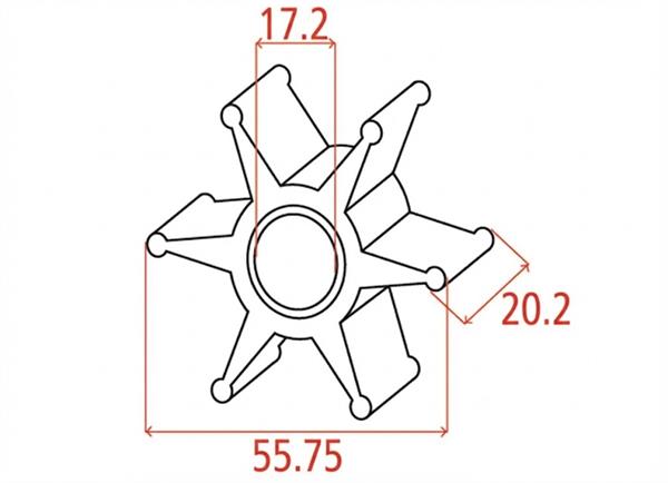 Girante MTM-oem Honda 19210-ZV5-003