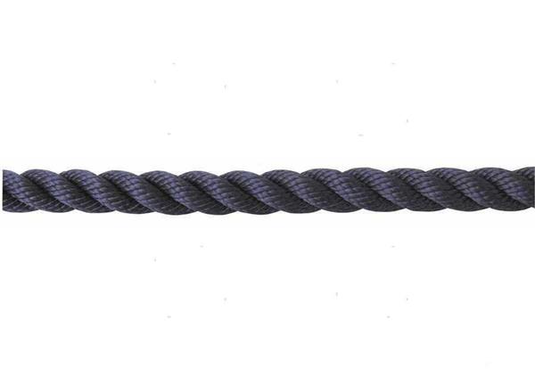 Cima ormeggio blu navy in poliestere 10 MM