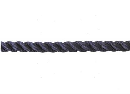 Cima ormeggio blu navy in poliestere 14MM