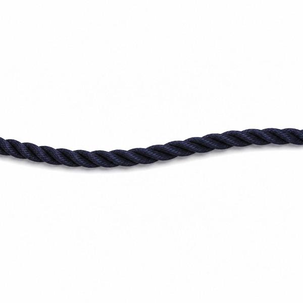 Cima ormeggio blu navy in poliestere 16MM