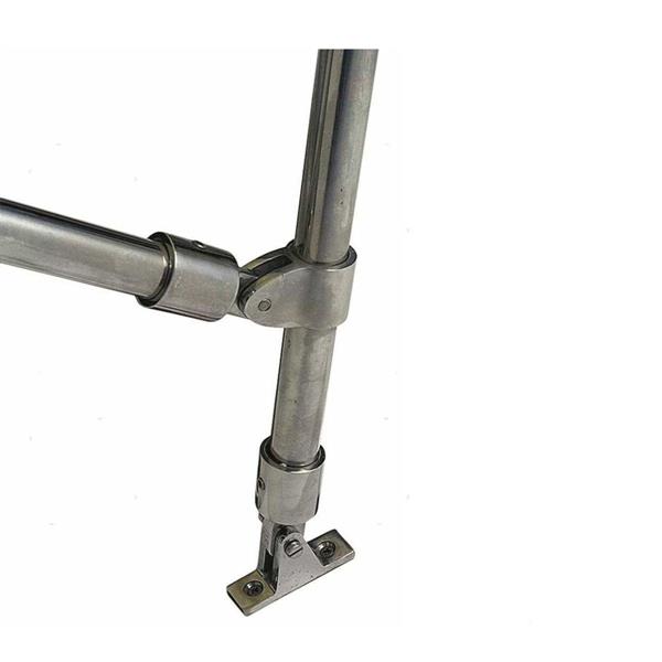 Giunto T in Acciaio Inox per Capottine Ø22mm